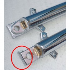 PŘEDNÍ TLUMIČE - ŠROUB SVORNÝ S JEMNÝM ZÁVITEM - PRO OSU KOLA (NA KLUZÁK) - CHROM